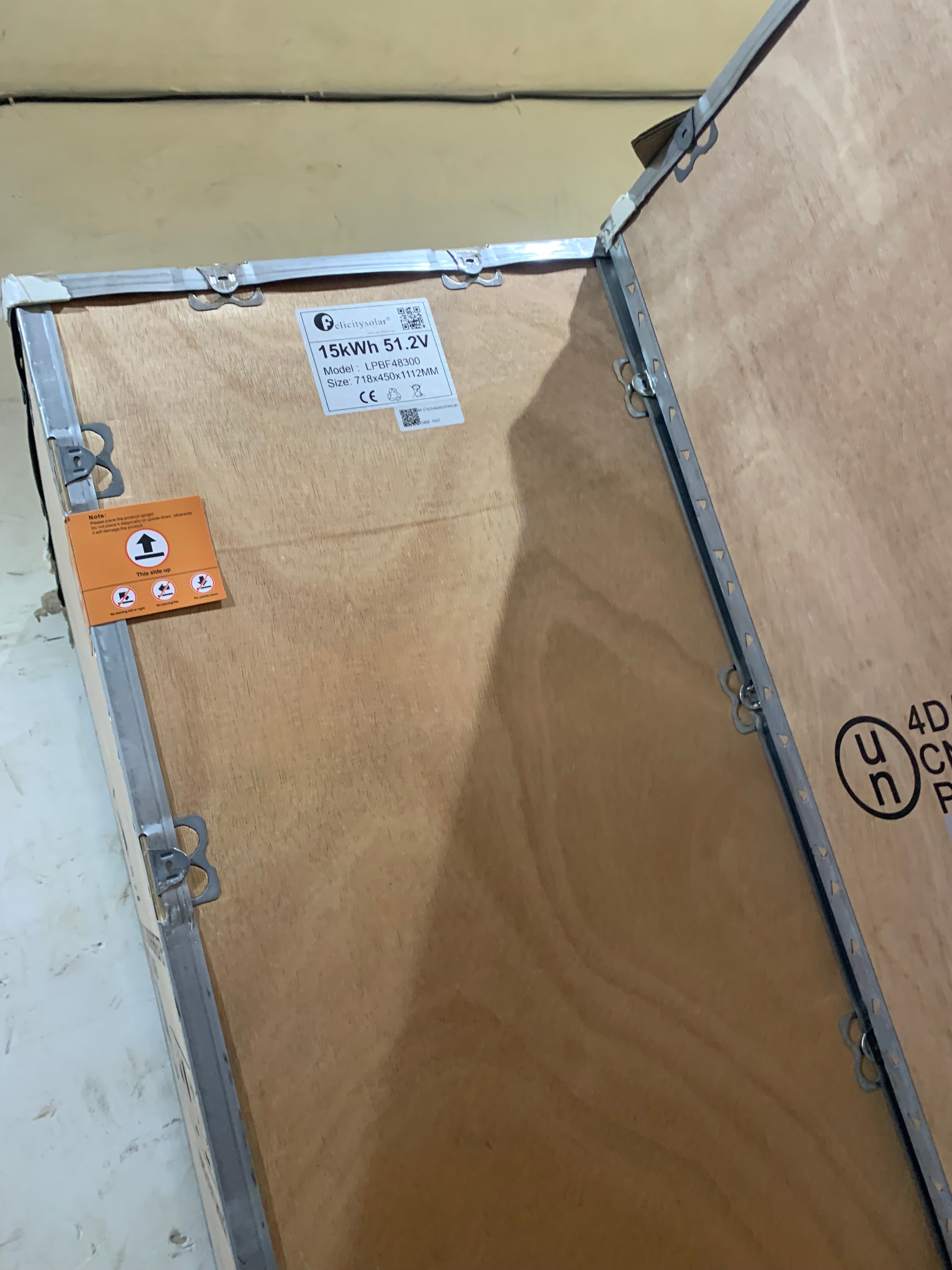15kwh 48v  felicity lithuim batteries
